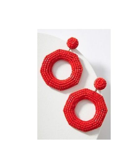 Top Trending jewelry Beads embroidery Round shape earrings from India handmade earrings for women and girls classic look