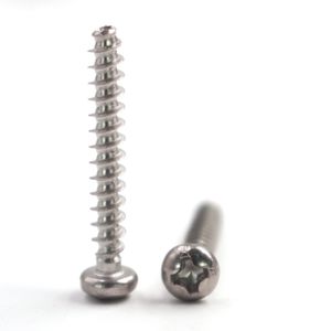 Stainless Steel Pan head Cross Recessed Thread Forming Self Tapping screw Pt Screws For Plastics