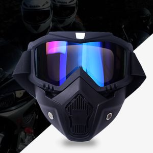 Popular safety riding sport motorcycle mask goggles motocross with removable design