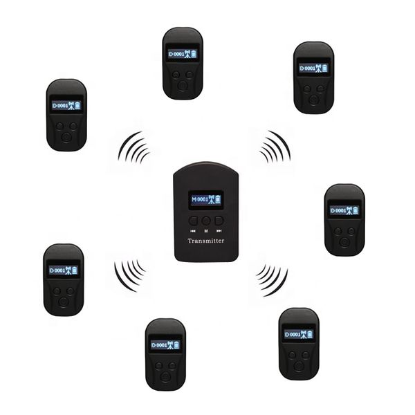 Wireless Tour Guide System (  Transmitter +  Receiver ) / simultaneous translation equipment With Good Clear Audio Quality /