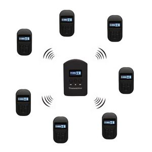 Wireless Tour Guide System (  Transmitter +  Receiver ) / simultaneous translation equipment With Good Clear Audio Quality /