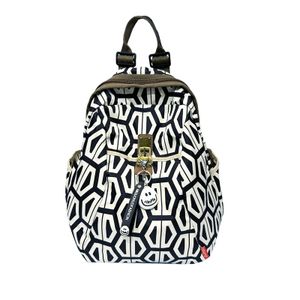 Wholesale School Bags  New Fashion Geometric Oxford Cloth Backpack Women's Casual Commuting Backpack Short Distance Travel Bag