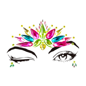 Face Tattoo Stickers Acrylic Crystal Glitter StickersPopular