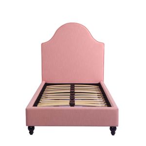 Home furniture factory direct sell modern bedroom furniture double soild wooden soft bed