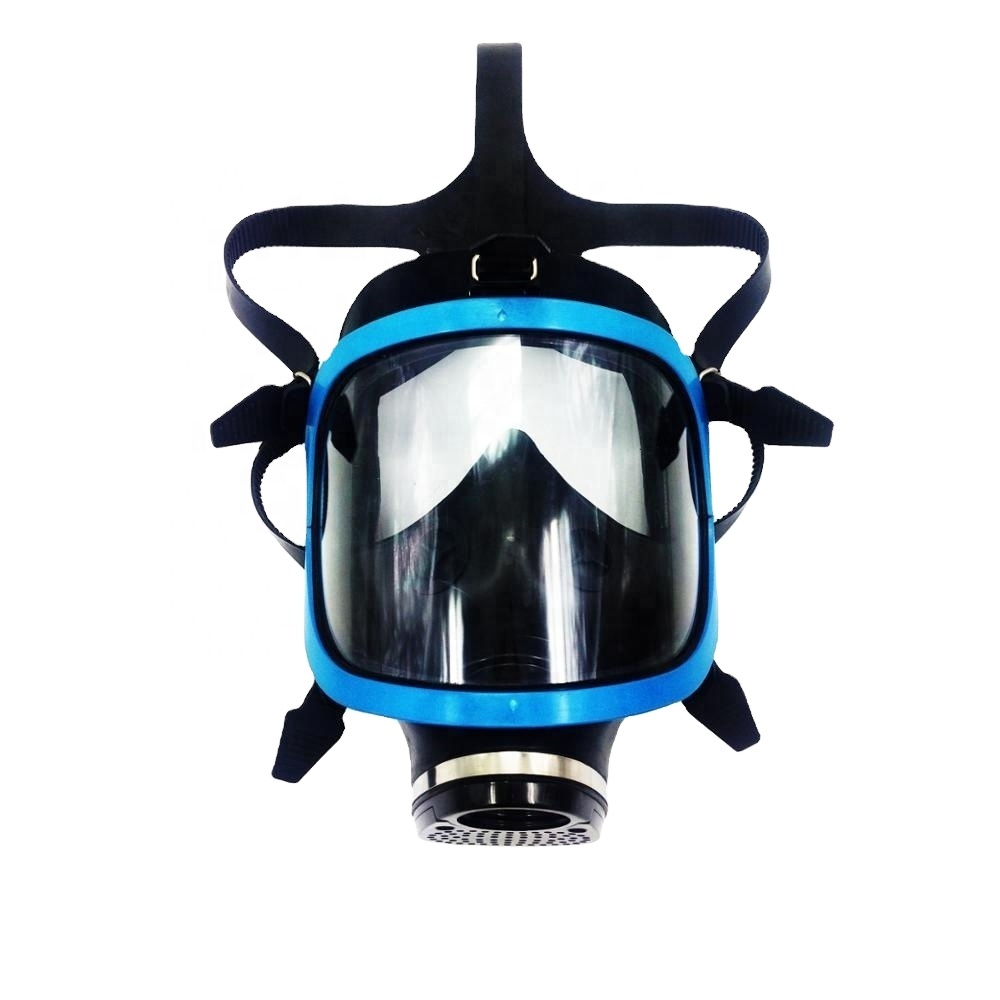 China high level no skin allergies full face silicon gas mask for firefighting chemical industry mine