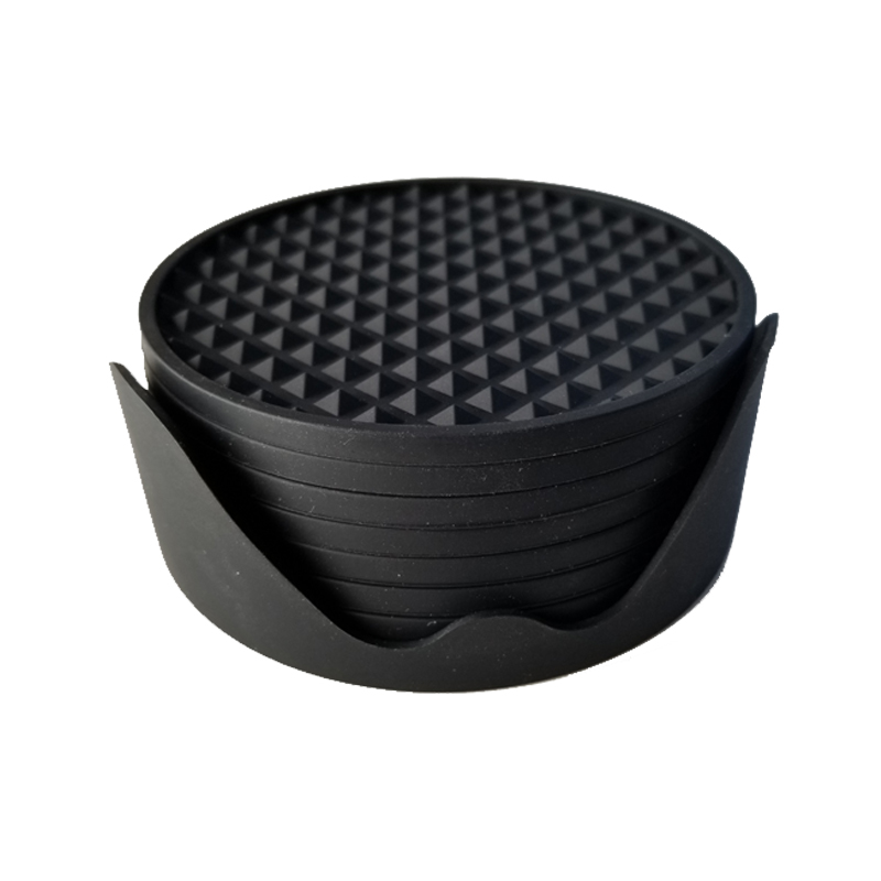 Techwell Silicone Rubber Product (Jiangmen) Co., Ltd. Custom Absorbent Silicone Coasters for Drinks