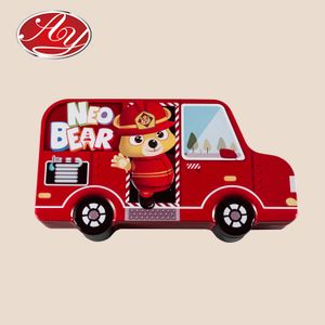 Tinplate Storage Boxes Car Shape Gift Metal Tin Box