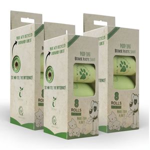 Biodegradable And Compostable dog leash poop bag