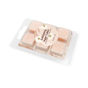 Private Label Wholesale Mini Organic Fruit Shea Butter Skin Exfoliating Brightening Whitening Sugar Body And Face Scrub Cube