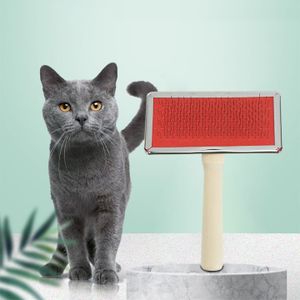 Custom Logo Long Pin Grooming Slicker Brush Wooden Handle Pet Comb Cat And Dog Hair Removal Brush