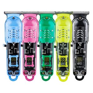 adjustable distance electric hair clippers professional USB LCD digital display hair care trimmer for men
