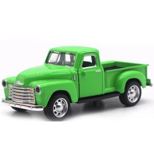 Customized logo 1:32 ford pickup car toy alloy pull back sound metal Retro toy vintage cars classic diecast Pickup Truck toys