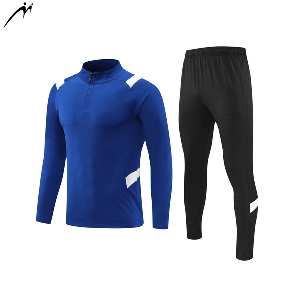 Wholesale Football Team Jacket Custom Sportswear Mens Zip Hooded Tracksuit JJ Soccer uniform Jacket suit