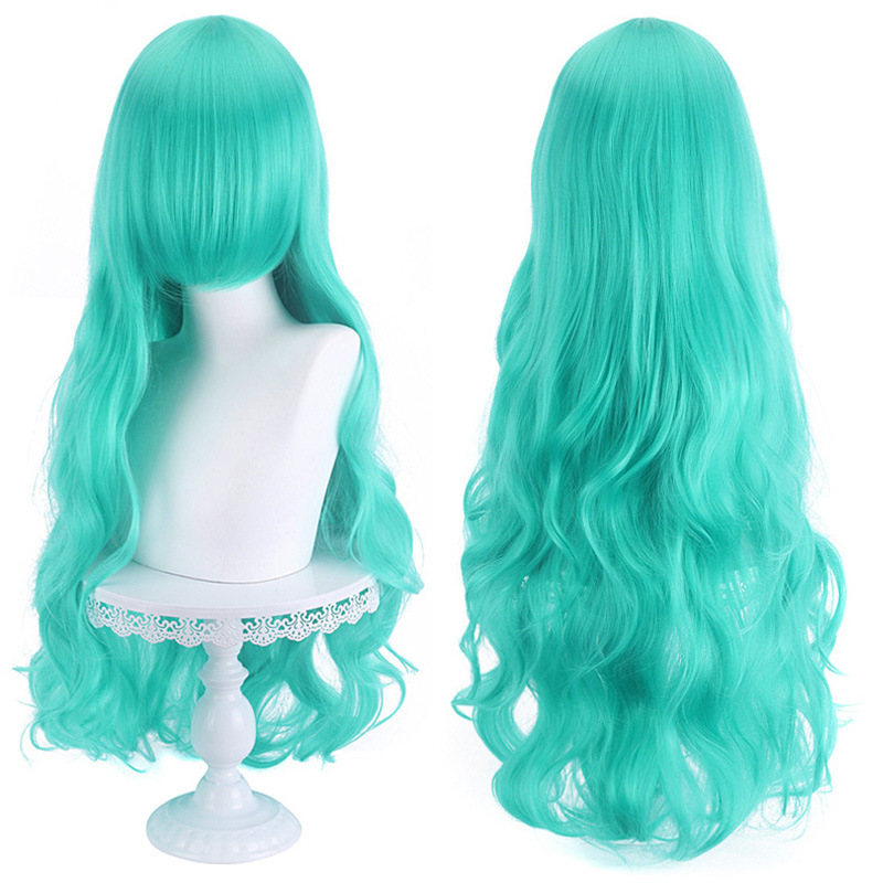 Xiamen Fire Lion International Trade Co., Ltd Wig 80cm long curly hair universal thickened air curled face cover