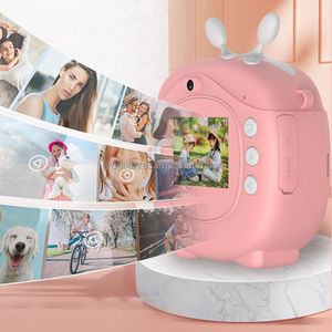 Kids Camera Instant Print Selfie Digital Camera with Print Paper 2 Lens Christmas Birthday Toys Gift Video Instant Print Cameras