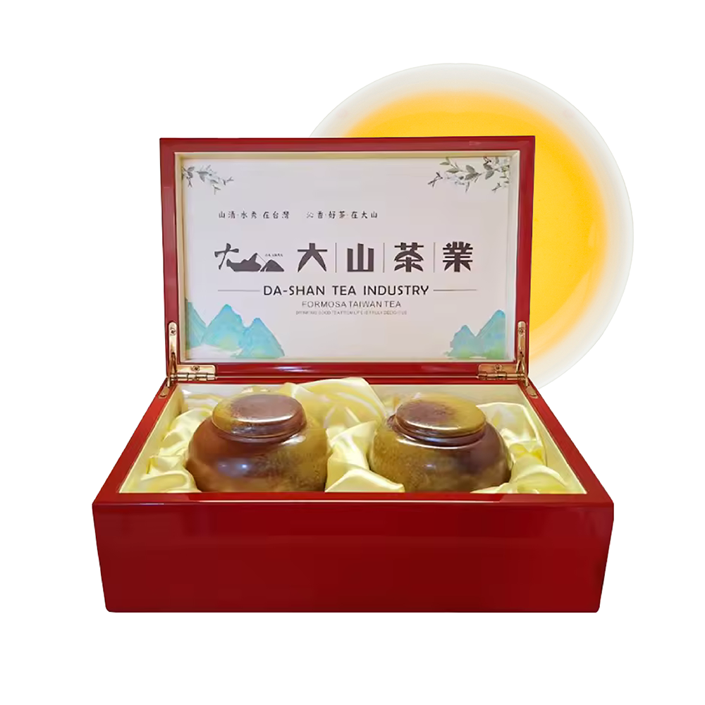 KEIFU Taiwan Aged Tea-Tianchi Oolong Tea Gift Packing For Beverages or Baking 75g*2can/box