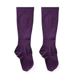 Customized color outdoor sports compression medical nurse socks with high elasticity