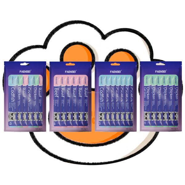 Wholesale Bulk Cat Treats Liquid Snack  beef Natural Ingredient Cat Snack Liquid Pet food