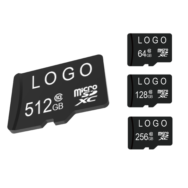 Custom Logo SD Memory Cards 64GB 128GB 256GB 512GB TF Flash Memory Card sd card For iPhone video game consoles