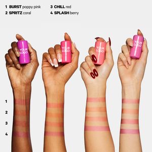 Multi Color Blush Stick Private Label Vegan Waterproof Color Changing Jelly Tint Blush Cream