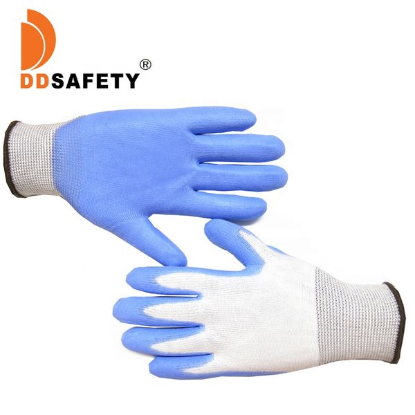 Safety Work Gloves PU Coated, Seamless Knit Glove with Polyurethane Coated Smooth Grip on Palm & Fingers