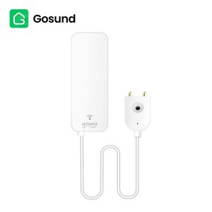 Tuya WiFi Water Tank Level Leak Detector Sensor Smart Adjustable Leakage Alarm Basement and App Alerts Monitoring for Home