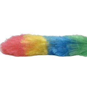Household Wood Handle Ostrich Feather Duster Anti - Static Ostrich Feather Fur Brush Duster Dust Cleaning Tool