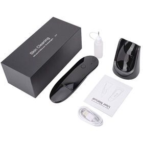 Professional Face Exfoliating Device Deep Cleansing Ultrasonic Facial Skin Scrubber