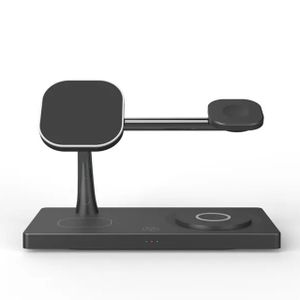 Factory Direct Supply T218 Magnetic 7 in 1 universal Wireless Charger Station with Fast Charger