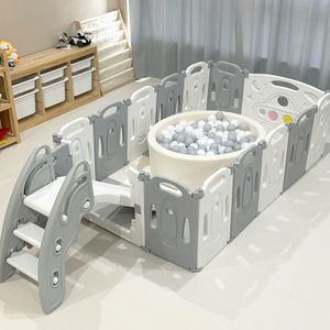 Customizable Toddler Plastic Playpen Indoor Children Folding Play Yard Baby Safety Plastic Kids Playpens