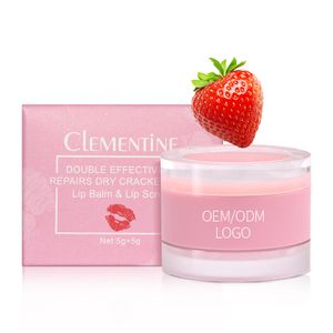 lip scrub and mask set organic lip mask and sugar Lip Care Kit Overnight Treatment Mask&Scrub, Balm Set