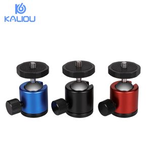 Kaliou C003/4/5  Universal Rotating Camera Mount 1/4 Mini Ball Head Mount 360 Swivel DSLR DV Camera Tripod Ball Head Accessories