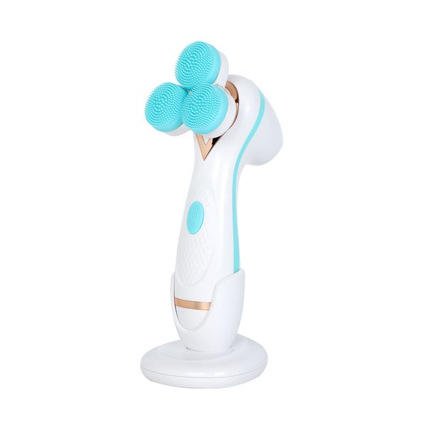 Rechargeable Facial Cleansing Brush Waterproof 3 in 1 Blackhead Remover Vacuum for Exfoliating