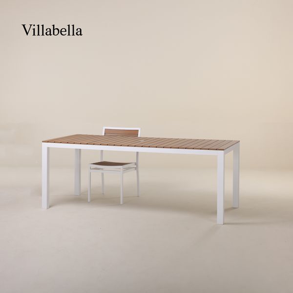 Villabella Commercial Restaurant Furniture Patio Table Garden Furniture Rectangular Outdoor Dining Table