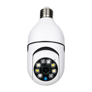 1080p night vision 5G wireless bulb lamp camera auto tracking 360 degree wifi cctv security light bulb ptz camera