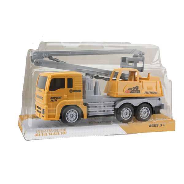 Cost-effective Popular Inertial Friction Engineering Vehicle Plastic Engineering Truck Model Toys For Boys Gifts