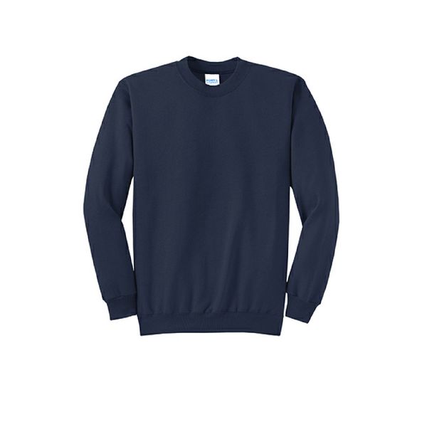 Custom Printed Embroidered Logo Sweatshirt O-Neck Long Sleeves Blank Fleece Material Pullover Style Mens Casual Wear Clothing