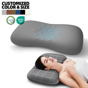 2024 hot sale Luxury Memory Foam Orthopedic Pillow Ultimate Comfort and Neck Support Foam Pillow u shaped pillows