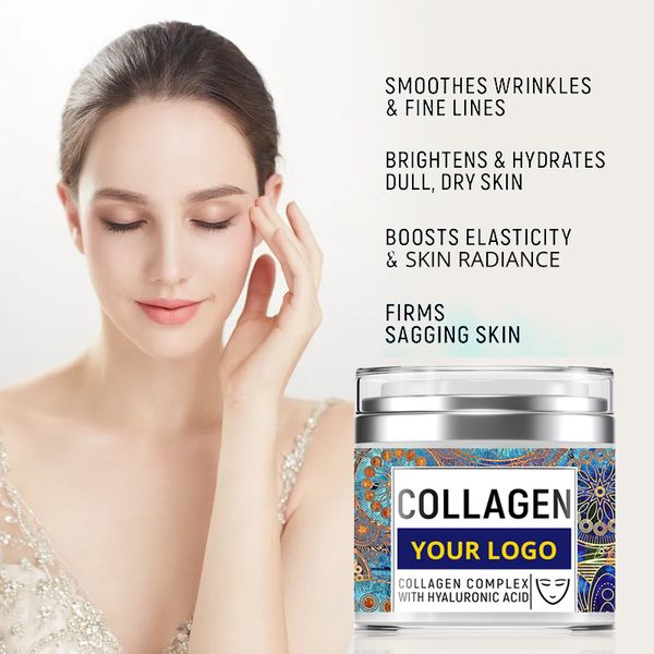Collagen Hyaluronic Acid Skin face cream & lotion Tightening Instant Anti Aging whitening face cream