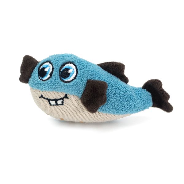 Pet Supplies Indoor Interactive Catnip Filled Plush Stuffed Custom Print Simulation Pet Cat Fish Toy for Cat