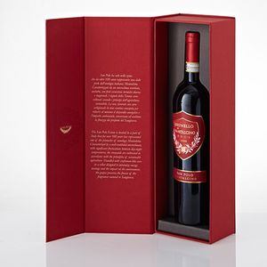 Luxury Custom Printing Wine Display Paper Box Magnetic Advanced Velvet Rigid Gift Packaging Box