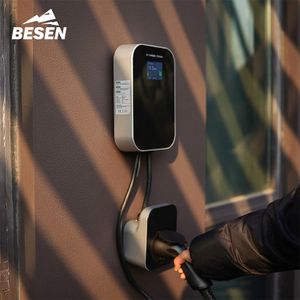 BESEN IEC62196 ELECTRIC WALL CHARGER 11kW 16A 3PHASE TYPE 2 WALLBOX with lcd screen