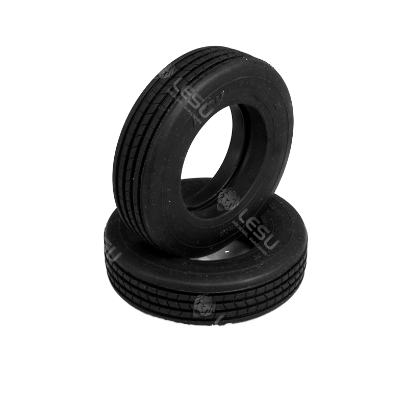Nanning Dazuiniao Technology Co., Ltd. 52Mm Wheel Tires for 1/14 LESU A0020 Hydraulic Trailer Tamiyay RC Tractor Truck Model Remote Control Toys Cars Th16958