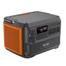 MELIID 2000w Outdoor Power Station Backup Rechargeable Battery Storage Supply Solar Generator Portable Power Station