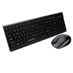 109 keys chocolate silent waterproof button multi language 2.4g wireless office keyboard mouse for combo set
