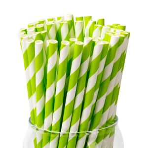 Factory Outlet 100% Biodegradable Celebration Decorated Cocktail Paper Straws In Stock