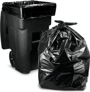 Factory Customization Black Trash Bag Large Heavy Duty Plastic Bags Garbage Bags