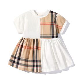 Summer Wholesale Kids Clothes Toddler Baby Dresses For Boys Bubble Plaid Vintage Casual Children Clothing T48ABH8241