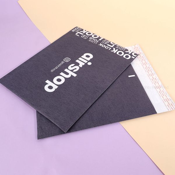 Kraftr Bubble Mailer For Cosmetic 6x10 Eco Friendly Custom Bubble Padded Envelope With Logo