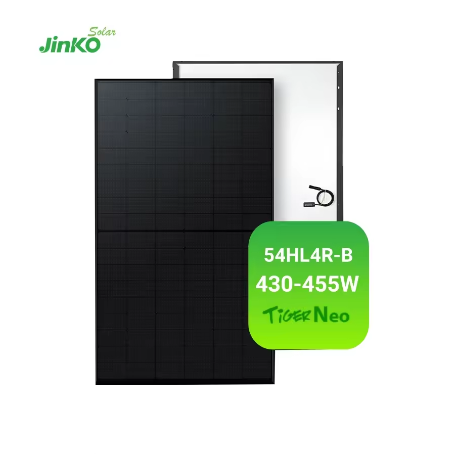 Jinko Black Solar Panels 440W JKM440N-54HL4R-B Jinko N-type 435W 440W 445W 450W Full black PV Solar Panel for Home solar system